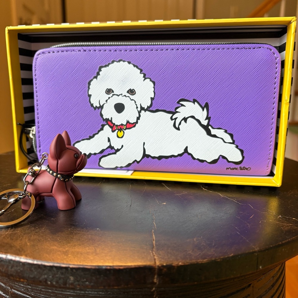 Marc Tetro White Dog Wallet